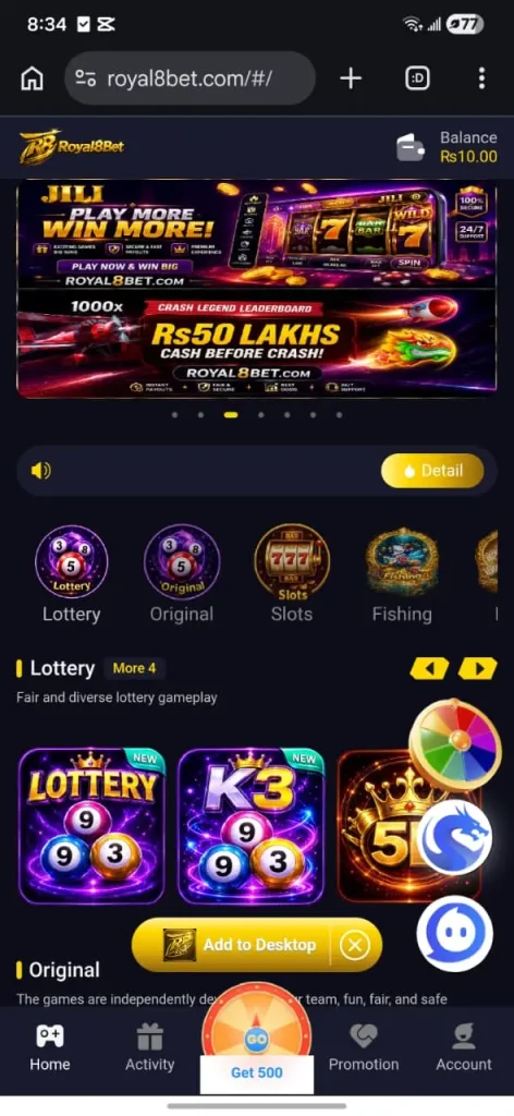Royal8bet Game
