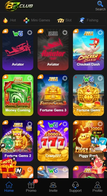 87 Club Game